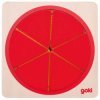 Goki Puzzle Cercle en Bois Format Pocket - Goki