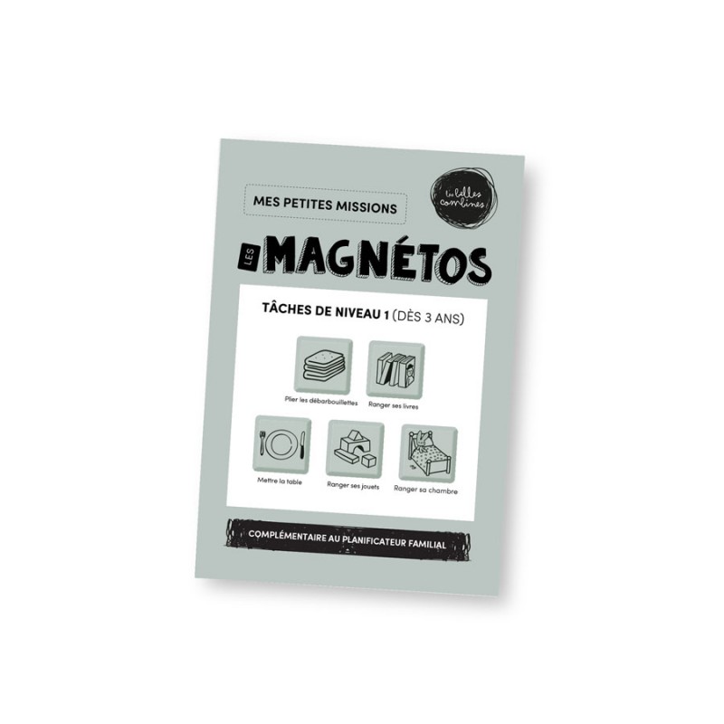 Les pictogrammes magnétos mes petites missions dés 3 ans - Les belles combines