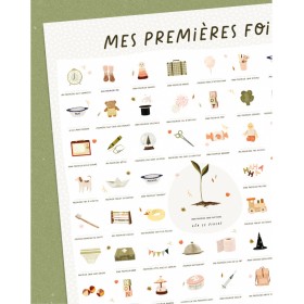 Les petites dates les affiches à tamponner "Léa le Pivert" - Les petites dates