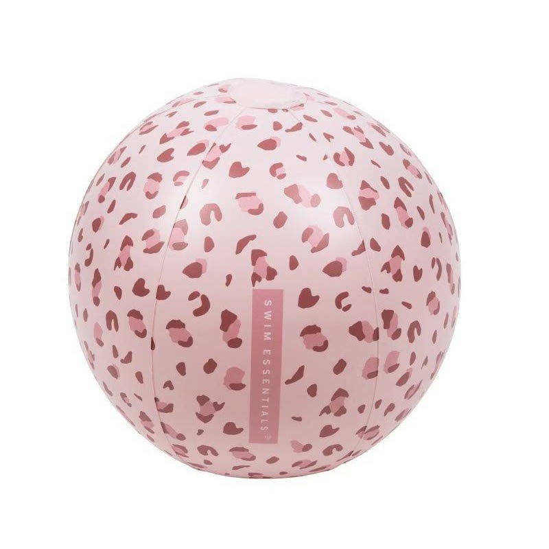 Ballon de plage panthère vieux rose Ø 51 cm - Swim essentials