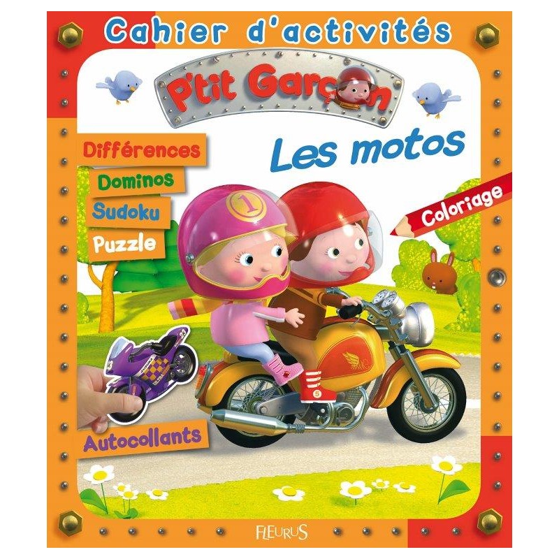 Cahier d'activités les motos - Fleurus