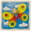 Goki Puzzle en bois le Cycle de la chenille - Goki