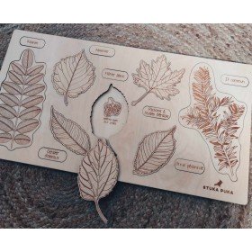 Stuka Puka Puzzle en Bois Les Feuilles et les Fruits de la forêt 3 - Stuka Puka