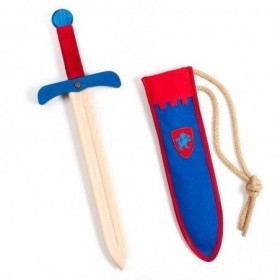 Epée Kamelot avec un fourreau bleu - Kalid medieval toys