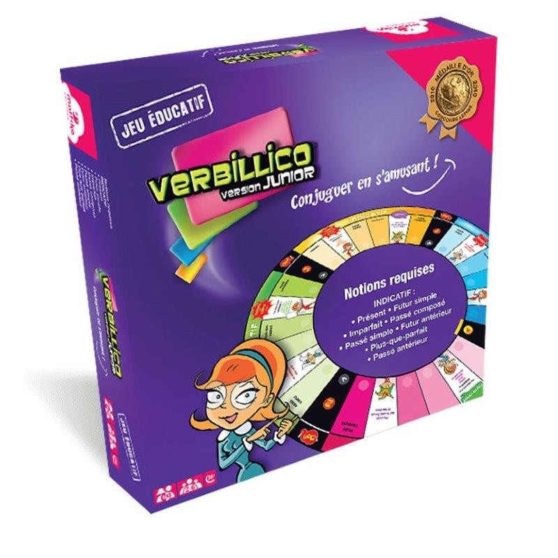 Verbillico jeu éducatif Conjuguer en s'amusant - Mattika editions