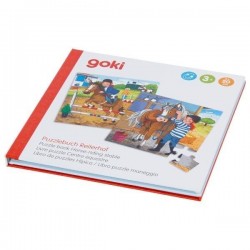 Livre puzzle aimanté La ferme - Goki