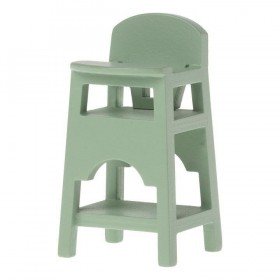 Chaise haute verte micro pour Maison de Poupée Maileg - MAILEG