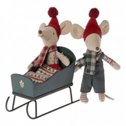 Luge en bois pour Souris Maileg - MAILEG