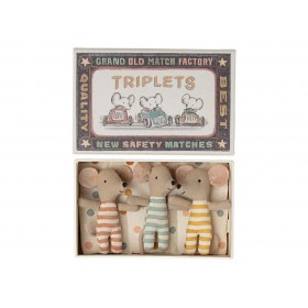 Peluche Triplets baby mice Maileg - MAILEG