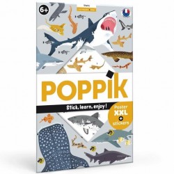 Poppik Poster Les Requins - Poppik