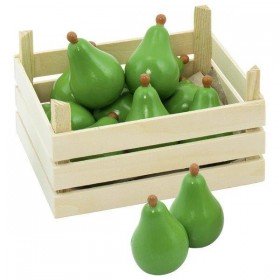 Accessoire marchande - Les Fruits la poire en bois - Goki