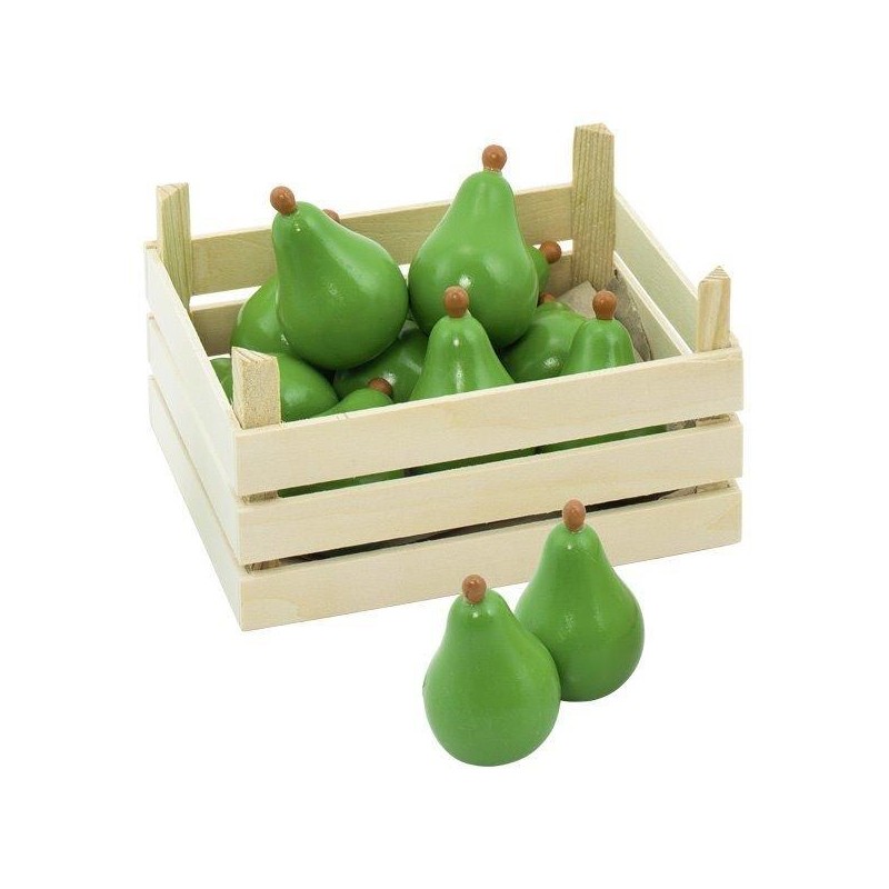 Accessoire marchande - Les Fruits la poire en bois - Goki