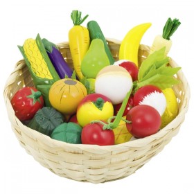 Accessoire marchande - Le panier de Fruits et légumes - Goki