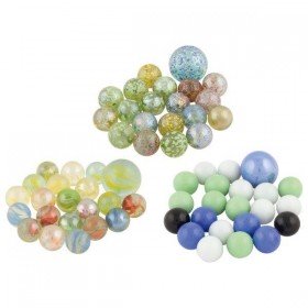 Lot de 21 billes en verre - Djeco