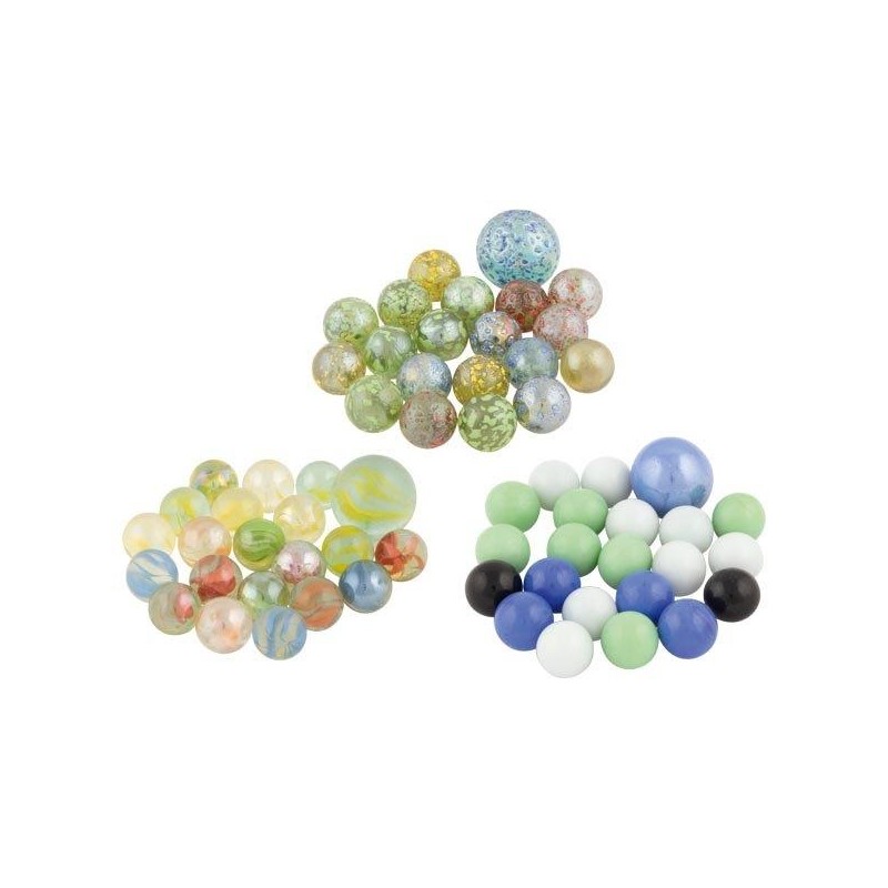 Lot de 21 billes en verre - Djeco