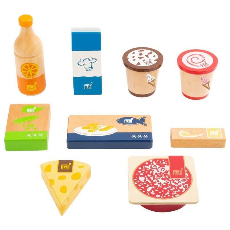 Accessoire marchande - Les produits frais et surgelés en bois - Legler
