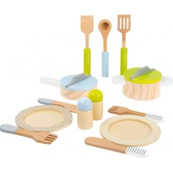 Service de table et casseroles en bois - Legler